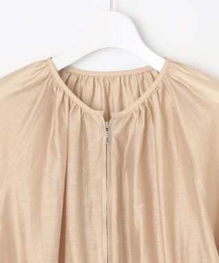 Feroux 【洗える】シアー ブルゾン ベージュ系