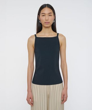  フルニードルビスコース　ニットタンクトップ