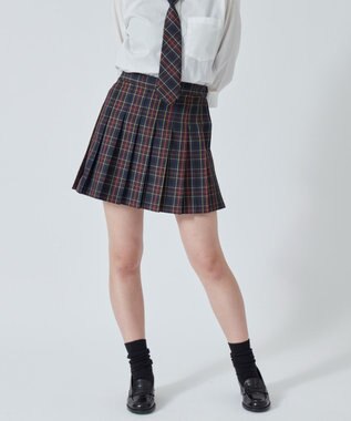 WEGO 【SCHOOLITEM】スクールプリーツスカート 柄1
