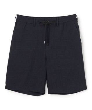 JOSEPH HOMME 【新型】トリコサッカーストレッチ ドロスト付ショートパンツ / BERMUDA ネイビー系