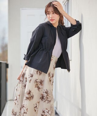 ANY SIS S 【WEB・一部店舗限定】ドロスト マウンテン パーカー ネイビー