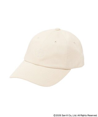 earth music&ecology 【予約】リラックマ×earth ワンポイント刺?キャップ アイボリー