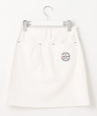 23区GOLF 【WOMEN】】トリコットツイル ベーシックスカート ホワイト系