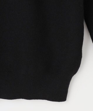 ANY L 【ウエストゴム/洗濯機可能】ハンドトゥースセットアップ ブラック×オフ