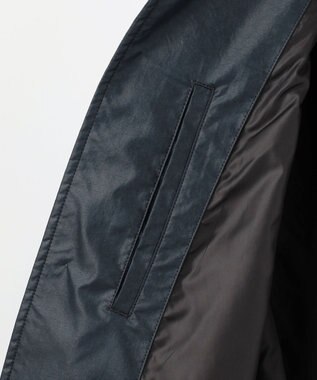 JOSEPH ABBOUD MOUNTAIN 【ストレッチ】ヴィンテージワックスストレッチアウトドア ブルゾン ネイビー系