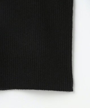 Feroux 【先行予約】リボンタイリブ ニット ブラック系