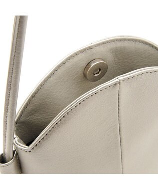 MioFIRANO CO-03 arch_mini shoulder ミニショルダーバッグ 本革　MIOF. ミオフ SILVER