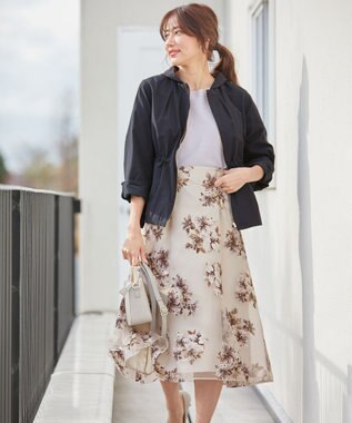 ANY SIS S 【WEB・一部店舗限定】ドロスト マウンテン パーカー ネイビー