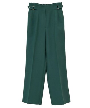 YECCA VECCA サイドベルテッドパンツ Green