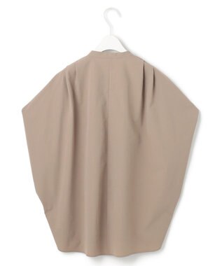 ICB 【接触冷感・UVカット・洗える】ヴィンテージスパンブロード デザインブラウス クリームブラウン系