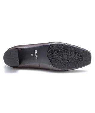 REGAL FOOT COMMUNITY 【リーガルレディース】F57R 晴雨兼用ヒールローファー パンプス ダークブラウンアイボリー