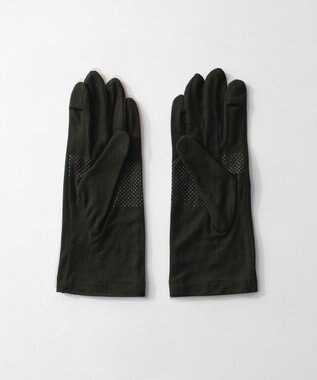 ORuKuBET 【WEB限定・数量限定】リングビジュー付きUVカットグローブ (WOMEN)【 UVカット・タッチパネル対応 】 ブラック