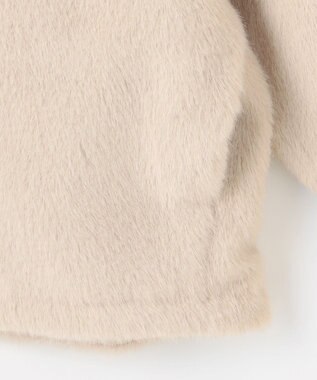 ANY L ファーブルゾン ライトベージュ