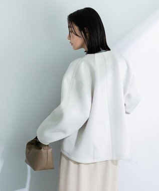 Green Parks ＺＩＰカラーブルゾン Ecru