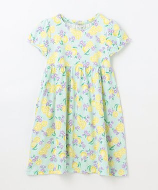 ANY KIDS カットソー  サマー ワンピース ミントレモン