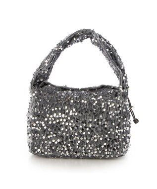 UNBILLION カシュカシュ cachecache / スパンコールドロストワンハンドルバッグ シルバー