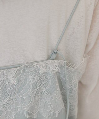 AMERICAN HOLIC レースサテンキャミワンピース Mint