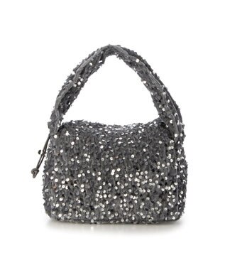 UNBILLION カシュカシュ cachecache / スパンコールドロストワンハンドルバッグ シルバー