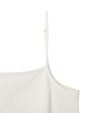 Green Parks 裾レースイレヘムキャミ White