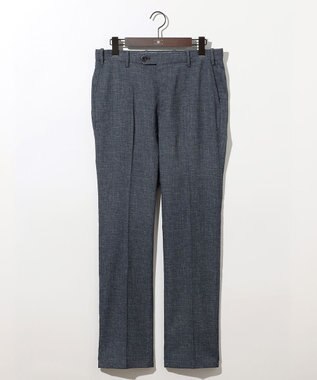 JOSEPH ABBOUD 清涼感【ウエストも伸びる!/弱撥水/イージーケア/軽量/ストレッチ】クールピケ パンツ ダルブルー系