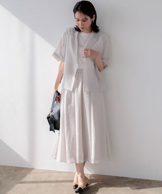 組曲 S 【先行予約】カラーボイル スカート エクリュ系