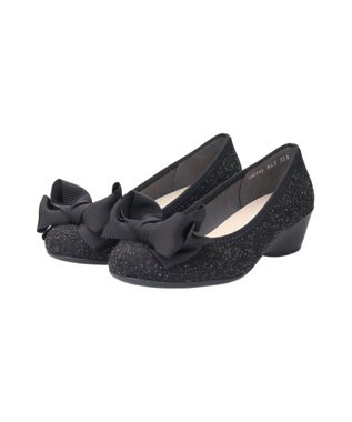 Bridget Birkin ＜3E＞【Bridget Birkin Walk】リボンウォーキングパンプス ブラック雑材