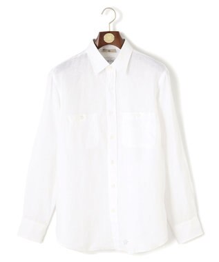 J.PRESS MEN 【洗える】リネントロピカル シャツ / レギュラー ホワイト系