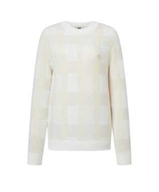 DAKS 【DAKS GOLF】ウールブレンドストレッチチェックセーター