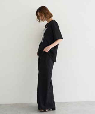 YECCA VECCA 【UVカット】フォトプリントTee Black