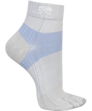 CW-X 【UNISEX】 CW-X 5本指ソックス 【大谷翔平愛用モデル・撮影着用品番】 足首サポート 運動時の足の疲労を軽減 ショート ユニセックス BCR610 /ワコール グレー系