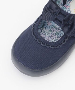 ANY KIDS リボンバレエシューズ ネイビー