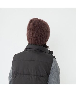 林八百吉商店 un chapeau ミンクケーブルワッチ ブラウン