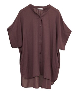 CRAFT STANDARD BOUTIQUE ヴィンテージボイルミルフィーユチュニック Brown