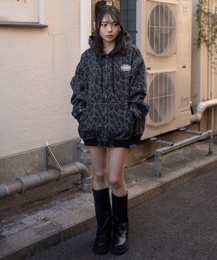 WEGO 【ユニセックス着用ITEM】ワーカーズフードブルゾン 柄2