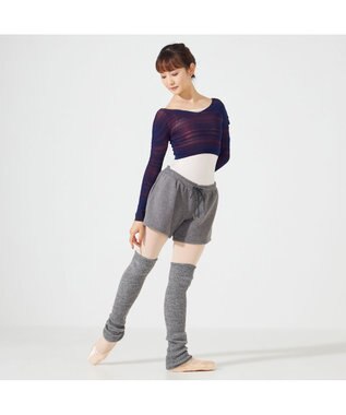 Chacott ショートパンツ グレー杢