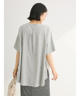 Green Parks 汗染み防止ドルマンバックタックプルオーバー Gray Mixture