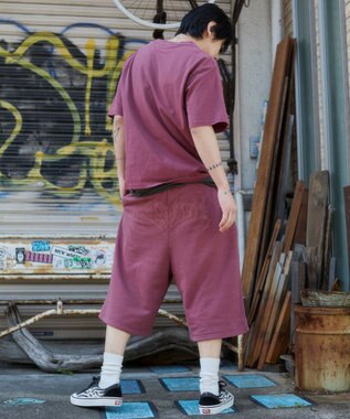 WEGO 【ユニセックス着用ITEM】ピグメントグラフィックT（SS） ピンク