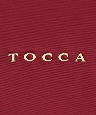 TOCCA 【ショルダー取り外し可能】FRILL GARLAND NYLONTOTE  トートバッグ レッド系