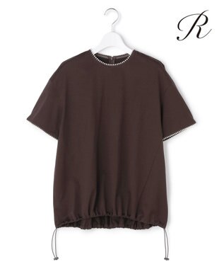 23区 【R(アール)】プレミアムコットンジャージー ドロスト カットソー