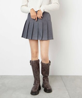 WEGO 厚底エンジニアロングブーツ ブラウン