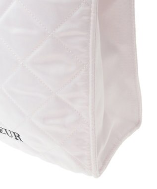 Maison de FLEUR コットンフリルスクエアトート Pink