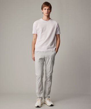 JOSEPH ABBOUD 【オーガニックコットン使用・日本製】JOEコットンサッカークルーネック Tシャツ ピンク系