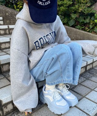 WEGO 厚底ボリュームダッドスニーカー サックス