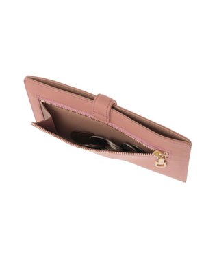 genten 【福財布】アルモニア 薄マチ長財布 モーブピンク