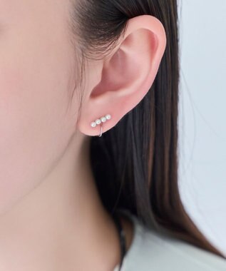 Phoebe 【痛くないシリーズ/金属アレルギー対応】バランスパールライトフィットイヤリング　シルバー シルバー