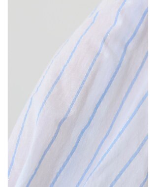 AMERICAN HOLIC 丈違いラメストライプワンピース Stripe Ivory