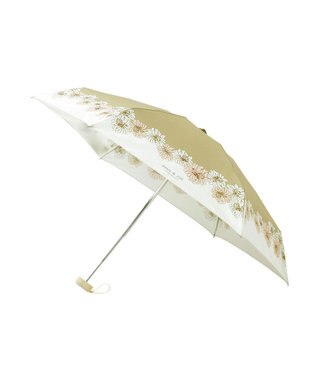 MOONBAT 【UVカット/コンパクト】ポール & ジョー (PAUL & JOE ACCESSOIRES) 折りたたみ雨傘 クリザンテーム ベージュ