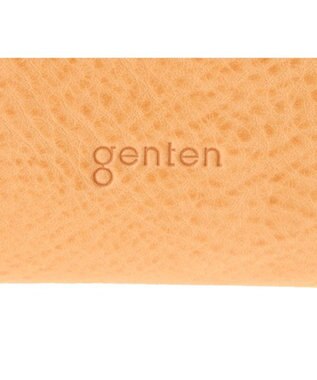 genten トスカ Lファスナー長財布 ヌメベージュ