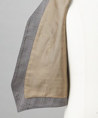 GOTAIRIKU 【DORMEUIL】AMADEUS365 3ピーススーツ （グレーチェック） ライトグレー系4