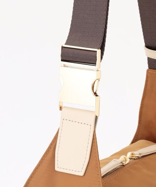 LA BAGAGERIE メタルバックル　ボックスショルダー　SSサイズ チョコ